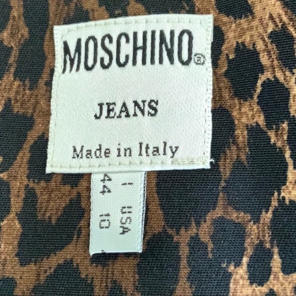 MOSCHINO LEOPARD PRINT JACKET - Picture 5 of 6